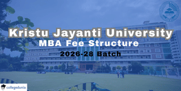 Kristu Jayanti University Released MBA Fee Structure for Batch 2026 28